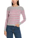 Philosophy Di Lorenzo Serafini Philosophy Stripe Cashmere Sweater In Gray
