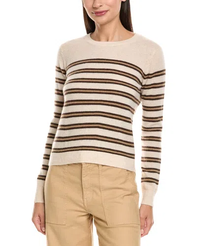 Philosophy Di Lorenzo Serafini Philosophy Stripe Cashmere Sweater In Brown