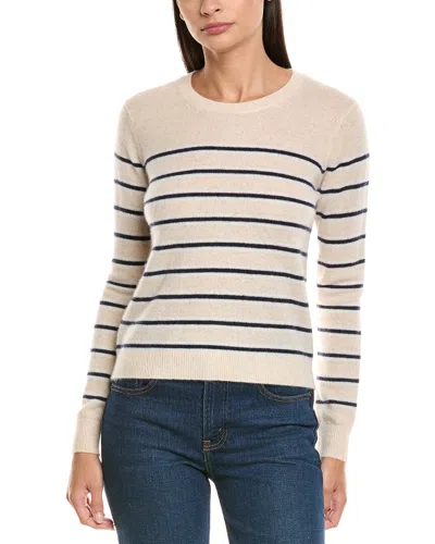 Philosophy Di Lorenzo Serafini Philosophy Stripe Cashmere Sweater In Neutral