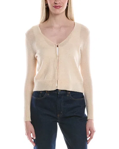 Philosophy Di Lorenzo Serafini Philosophy V-neck Cropped Cashmere Cardigan In Neutral
