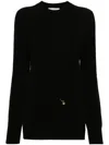 Philosophy Di Lorenzo Serafini Wool And Cashmere Blend Knit Sweater In Black