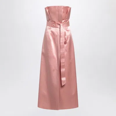 Philosophy Di Lorenzo Serafini Pink Duchesse Bustier Dress