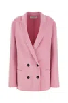 Philosophy Di Lorenzo Serafini Pink Wool Blazer In Pink