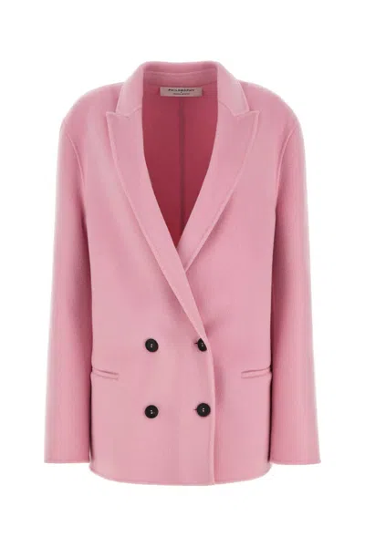 PHILOSOPHY DI LORENZO SERAFINI PHILOSOPHY DI LORENZO SERAFINI PINK WOOL BLAZER