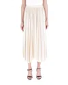 Philosophy Di Lorenzo Serafini Pizzo High Waist Skirt In White