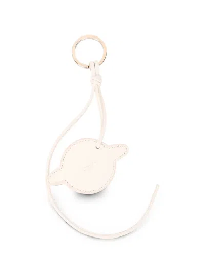 Philosophy Di Lorenzo Serafini Planet-patch Leather Keyring In Neutral