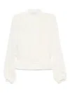Philosophy Di Lorenzo Serafini Pleated Blouse In Neutrals