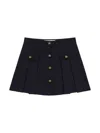 Philosophy Di Lorenzo Serafini Pleated Buttoned Skirt In Blue