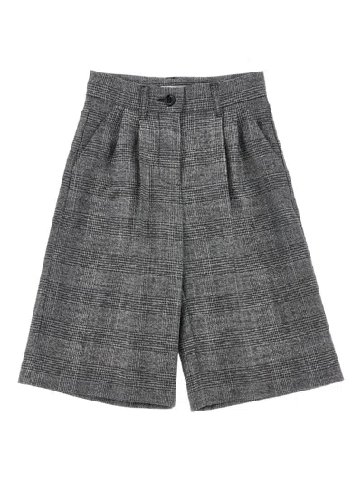 Philosophy Di Lorenzo Serafini Kids' Pleated Check Trousers In Gray