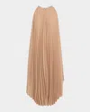 Philosophy Di Lorenzo Serafini Pleated Halter Midi Dress In Pink