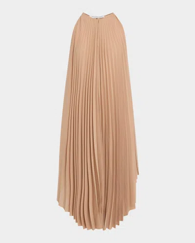 Philosophy Di Lorenzo Serafini Pleated Halter Midi Dress In Pink