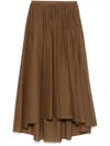 Philosophy Di Lorenzo Serafini Pleated Maxi Skirt In Brown