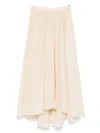 Philosophy Di Lorenzo Serafini Pleated Maxi Skirt In Neutrals