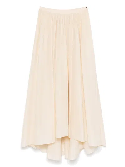 Philosophy Di Lorenzo Serafini Pleated Maxi Skirt In Neutrals