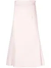Philosophy Di Lorenzo Serafini Pleated Midi Skirt In Pink