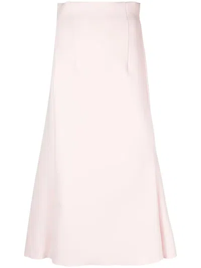 Philosophy Di Lorenzo Serafini Pleated Midi Skirt In Pink