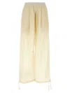 Philosophy Di Lorenzo Serafini Pleated Trousers With Elastic Waistband And Drawstring Hem