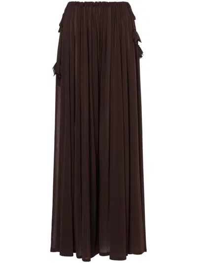 Philosophy Di Lorenzo Serafini Pleated Trousers In Brown