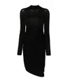 Philosophy Di Lorenzo Serafini Fein Gestricktes Kleid Mit Plissiertem Effekt In Black