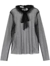 Philosophy Di Lorenzo Serafini Sheer Tulle Shirt In 黑色