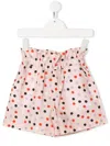 Philosophy Di Lorenzo Serafini Polka Dot Shorts In Pink In Pink