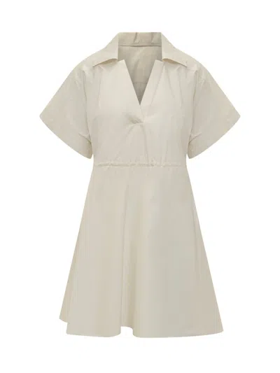 Philosophy Di Lorenzo Serafini Poplin Dress In Beige