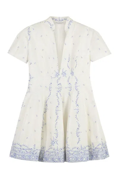 PHILOSOPHY DI LORENZO SERAFINI PHILOSOPHY DI LORENZO SERAFINI POPLIN MINI DRESS
