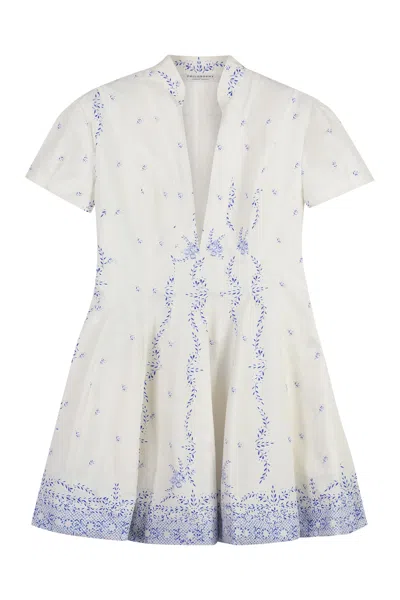 PHILOSOPHY DI LORENZO SERAFINI POPLIN MINI DRESS