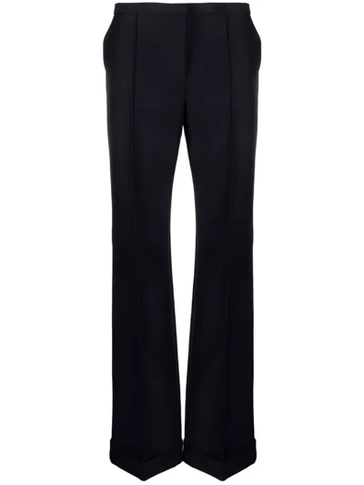 Philosophy Di Lorenzo Serafini Pressed-crease Straight-leg Trousers In Blue