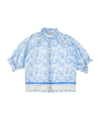 PHILOSOPHY DI LORENZO SERAFINI PRINTED BLOUSE