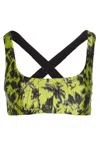 Philosophy Di Lorenzo Serafini Print Cropped Top In Green