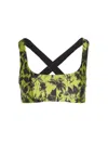 Philosophy Di Lorenzo Serafini Print Cropped Top In Green