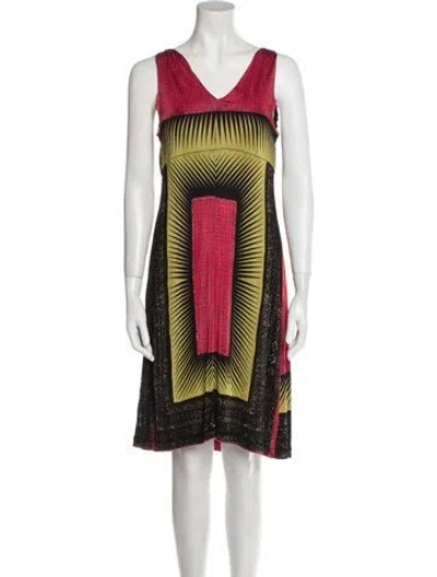 Pre-owned Philosophy Di Lorenzo Serafini Printed Knee-length Dress In Multi