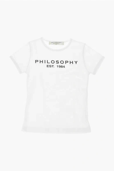 Philosophy Di Lorenzo Serafini Printed T-shirt In White