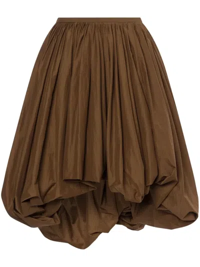PHILOSOPHY DI LORENZO SERAFINI PUFF MIDI SKIRT