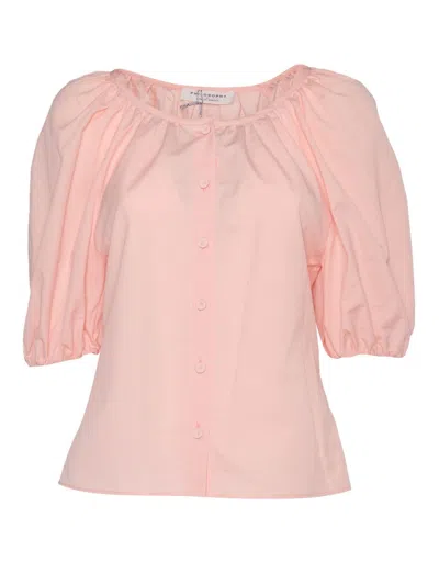 PHILOSOPHY DI LORENZO SERAFINI PUFF SLEEVE BLOUSE WITH RELAXED FIT