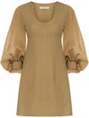 Philosophy Di Lorenzo Serafini Voile Dress Clothing In Grün