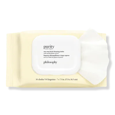 Philosophy Di Lorenzo Serafini Purity Made Simple One-step Facial Cleansing Cloths