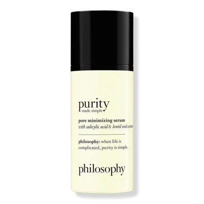 Philosophy Di Lorenzo Serafini Purity Made Simple Pore Minimizing Serum