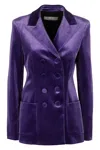 Philosophy Di Lorenzo Serafini Double-breast Satin-finish Blazer In 269