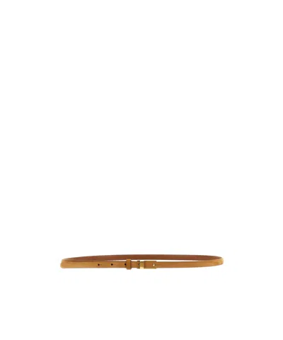 Philosophy Di Lorenzo Serafini Rectangular Metal Buckle Waist Belt In Brown