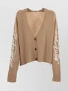 Philosophy Di Lorenzo Serafini Recycled Cashmere V-neck Knitwear In Brown
