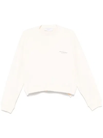 PHILOSOPHY DI LORENZO SERAFINI PHILOSOPHY DI LORENZO SERAFINI RECYCLED ORGANIC AMERICAN SWEATSHIRT CLOTHING