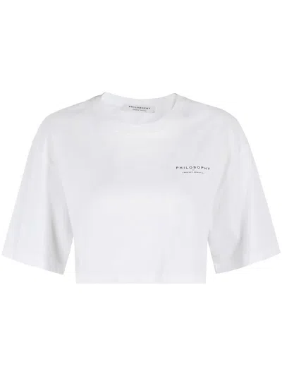 PHILOSOPHY DI LORENZO SERAFINI PHILOSOPHY DI LORENZO SERAFINI RECYCLED ORGANIC JERSEY T-SHIRT CLOTHING