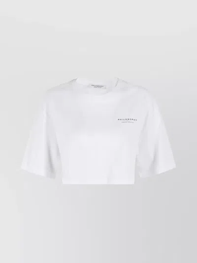 Philosophy Di Lorenzo Serafini Recycled Organic Jersey T-shirt In White