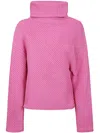 Shop Philosophy Di Lorenzo Serafini Recycled Polyester Sweater In Fuxia