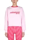 Philosophy Di Lorenzo Serafini Logo-print Cotton Sweatshirt In Pink