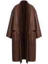 PHILOSOPHY DI LORENZO SERAFINI REVERSIBLE LONG COAT