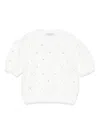 Philosophy Di Lorenzo Serafini Rhinestone-embellished Sweater In White