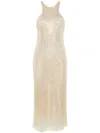 Philosophy Di Lorenzo Serafini Midi Dress Draped In Green